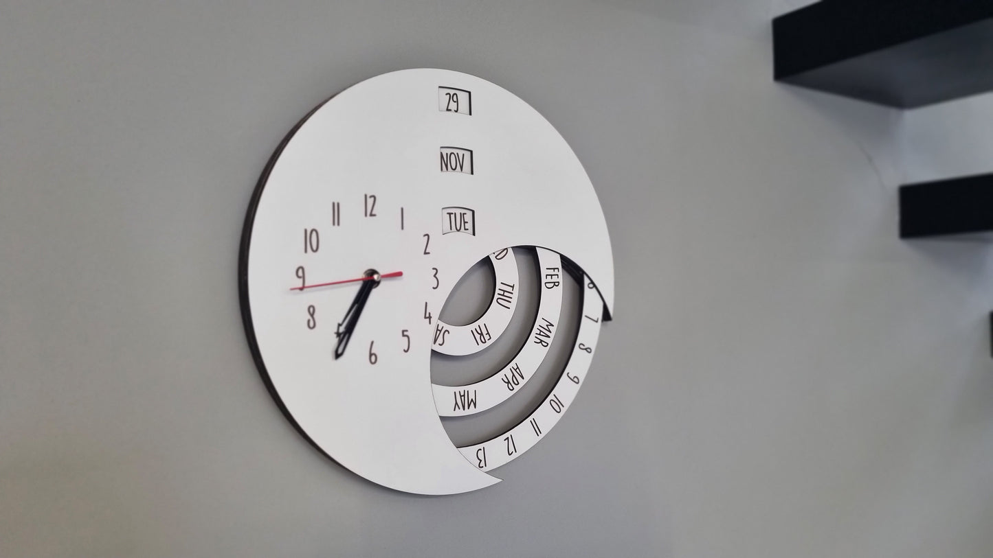 Reloj con calendario