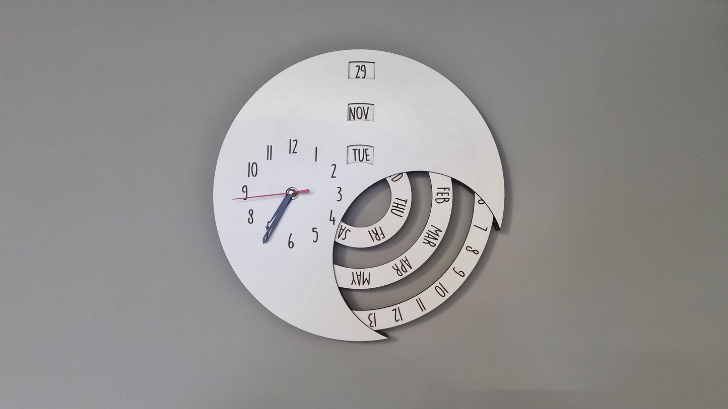 Reloj con calendario