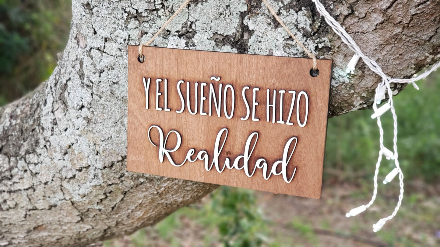 Letrero Boda