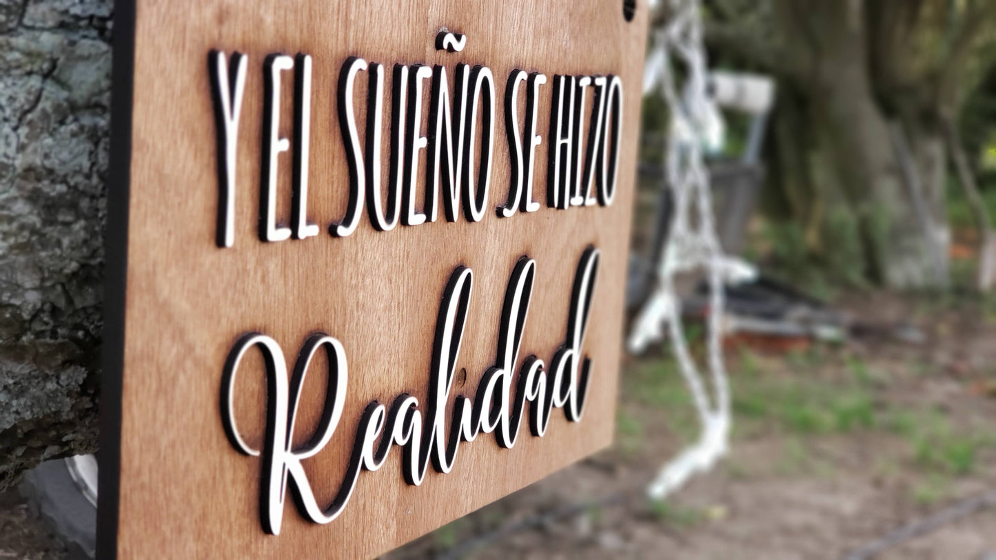 Letrero Boda