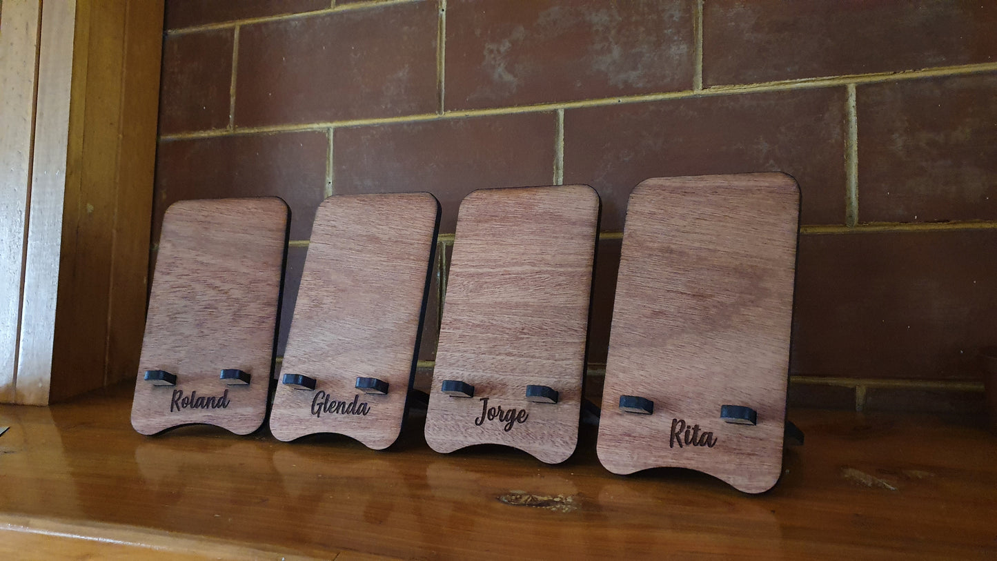 4 bases pequeñas para teléfono