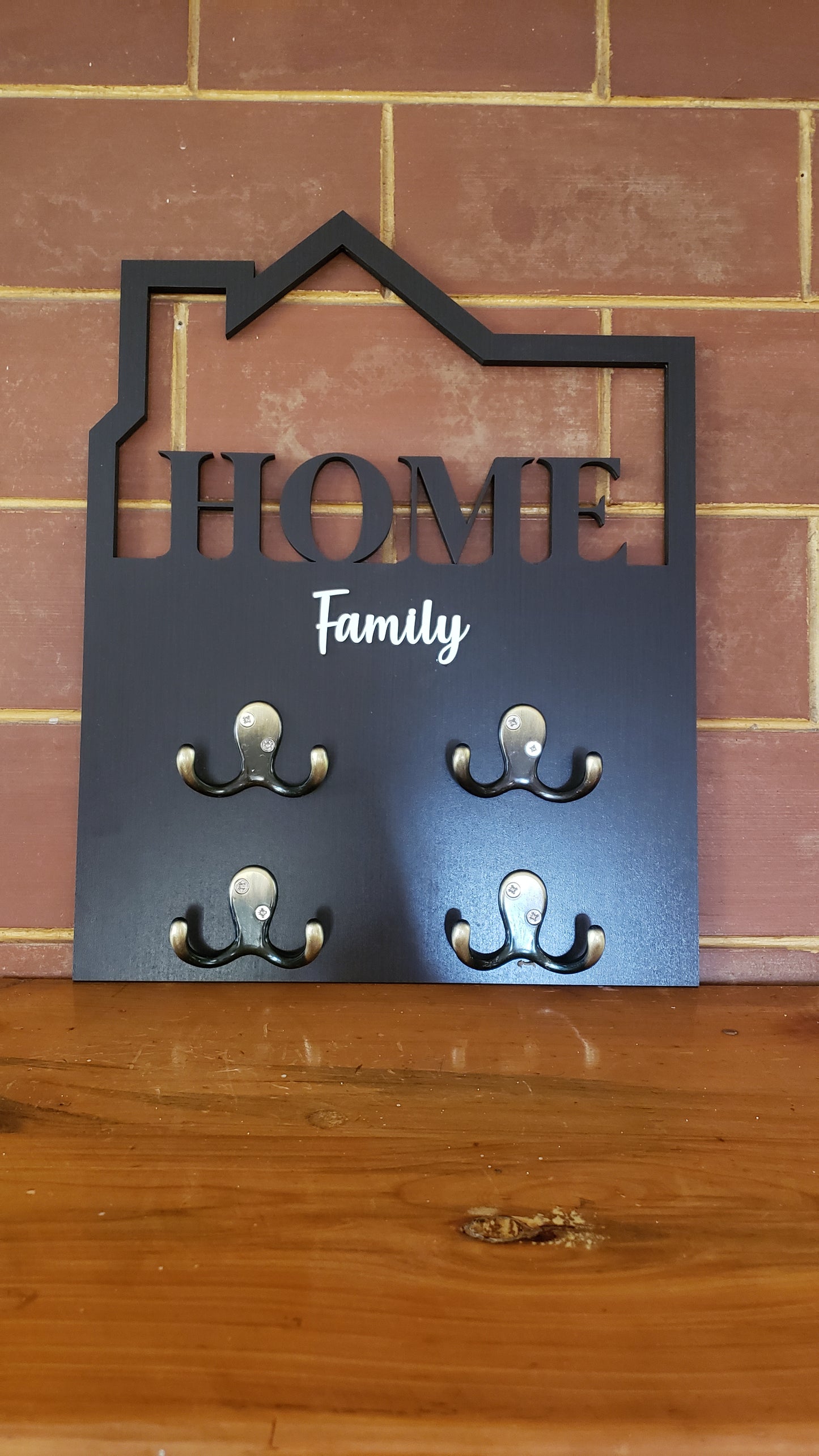Colgador Home model vertical 4 ganchos dobles