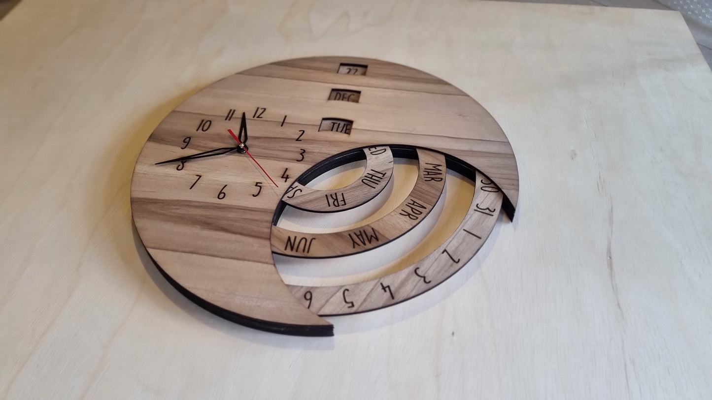 Reloj con calendario