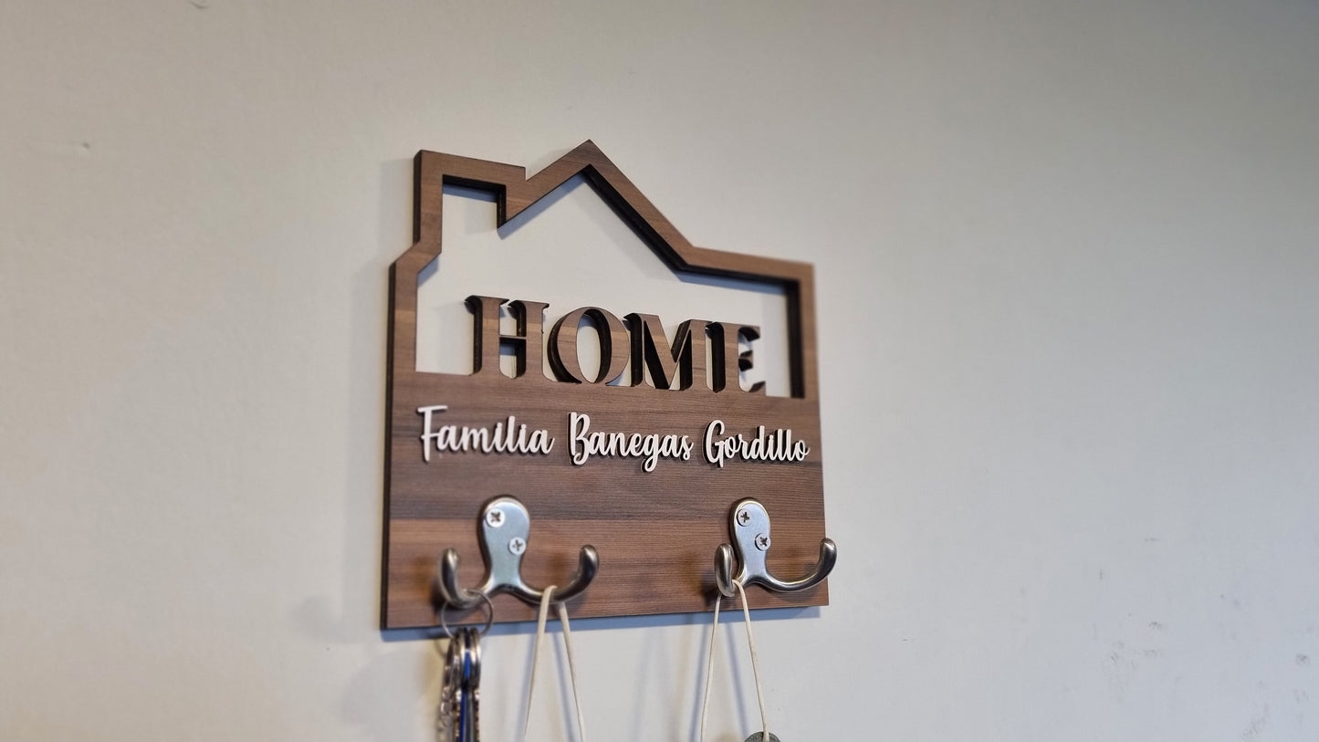 Colgador Mini Home model con 2 ganchos dobles