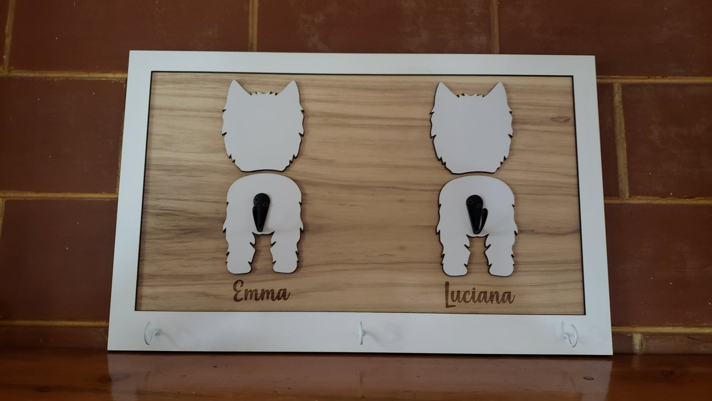 Colgadores de Perro 2 Ganchos