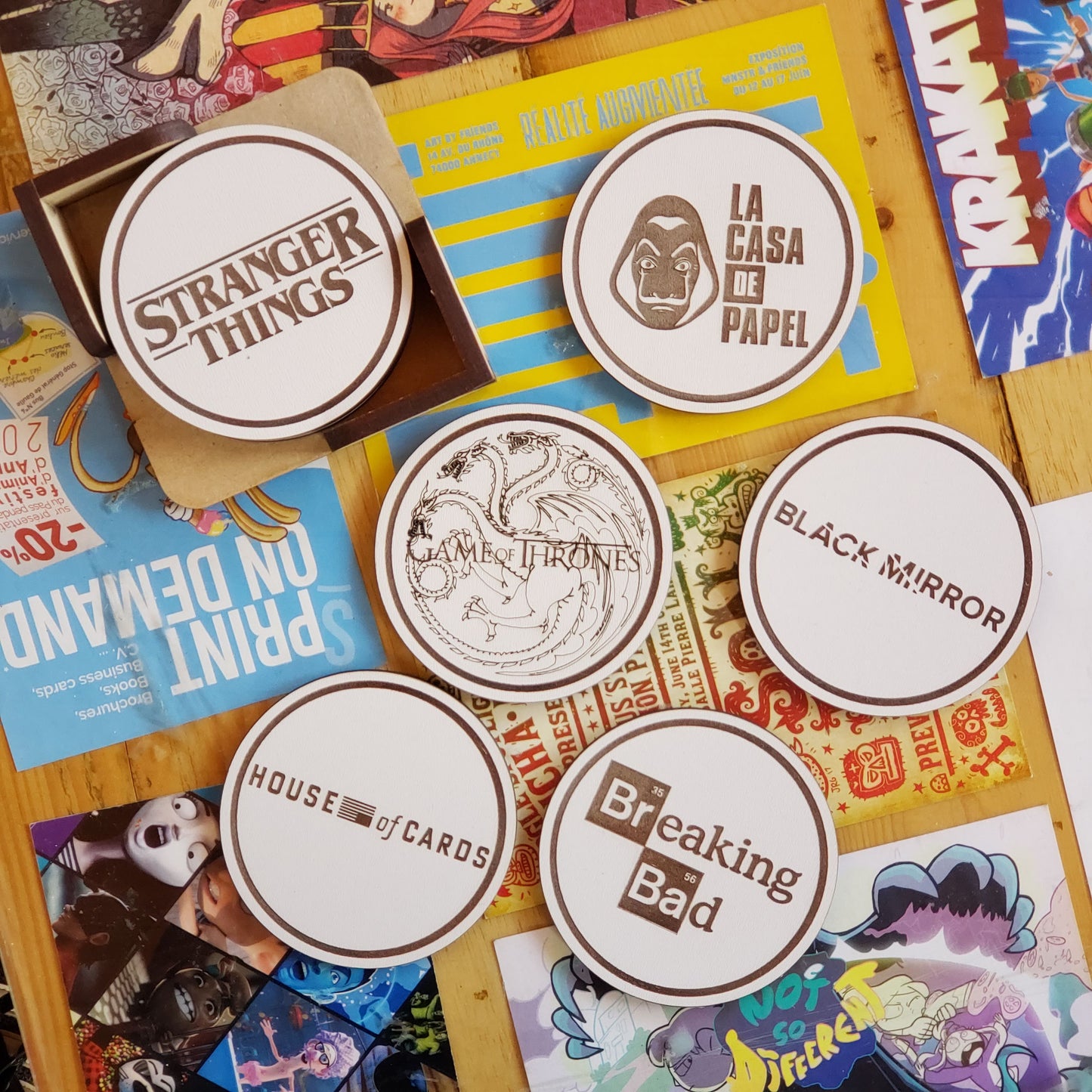 Set de 12 Portavasos