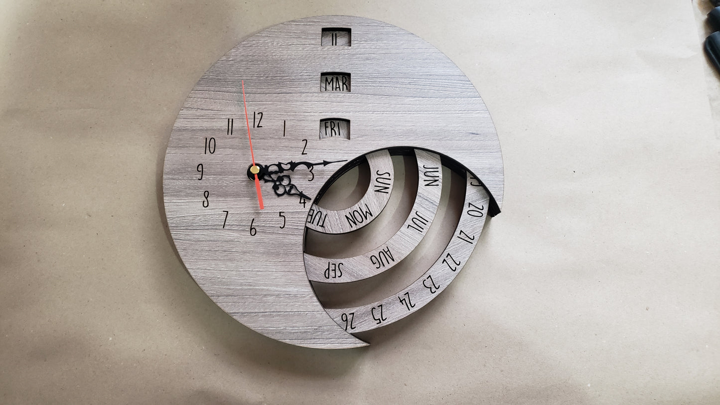 Reloj con calendario