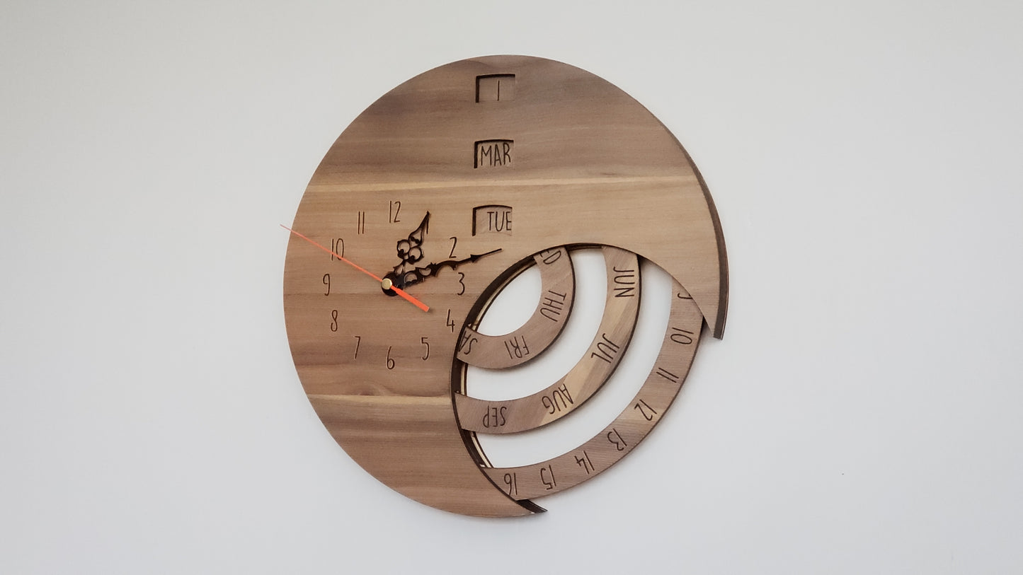 Reloj con calendario