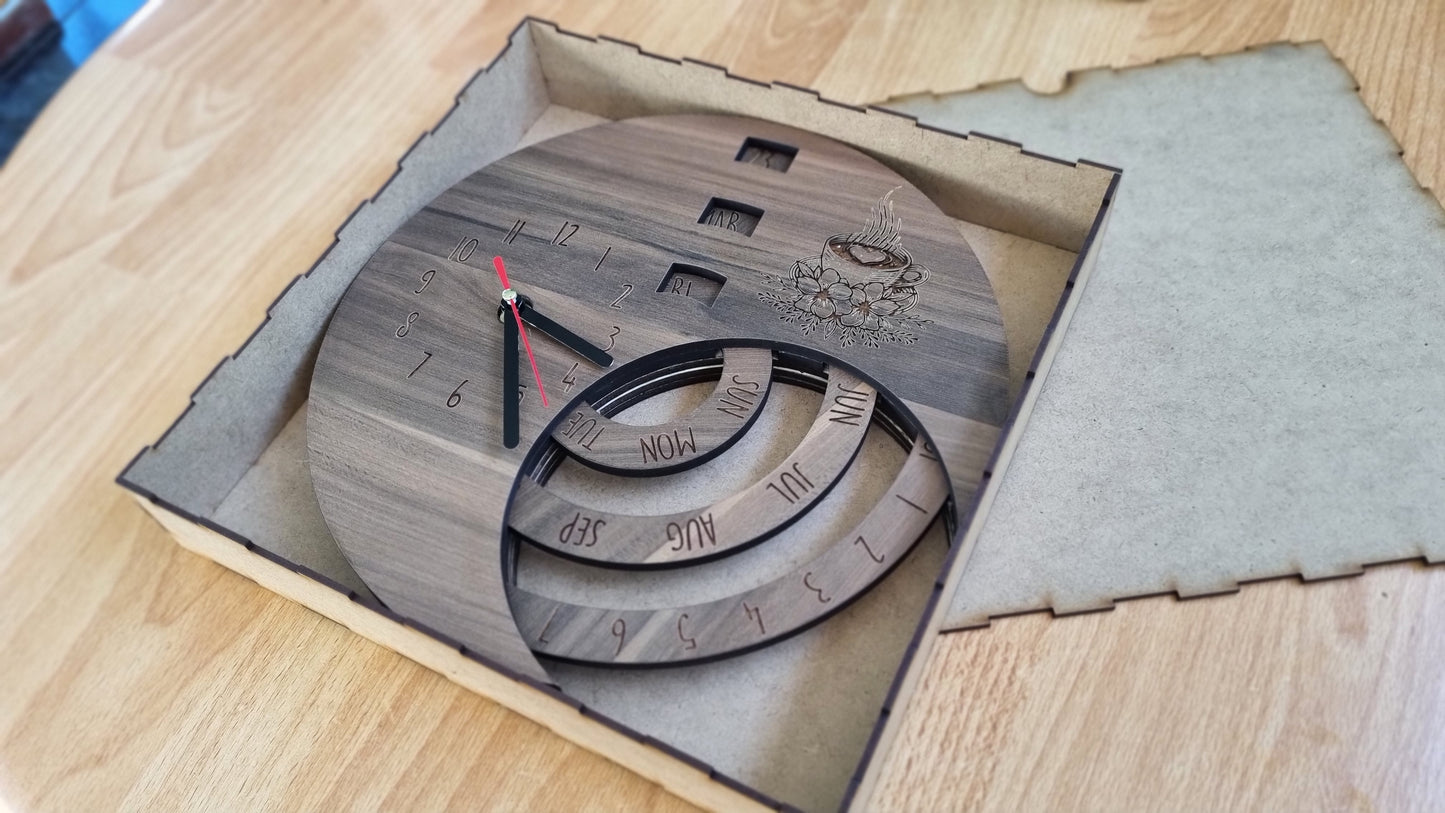 Reloj con calendario