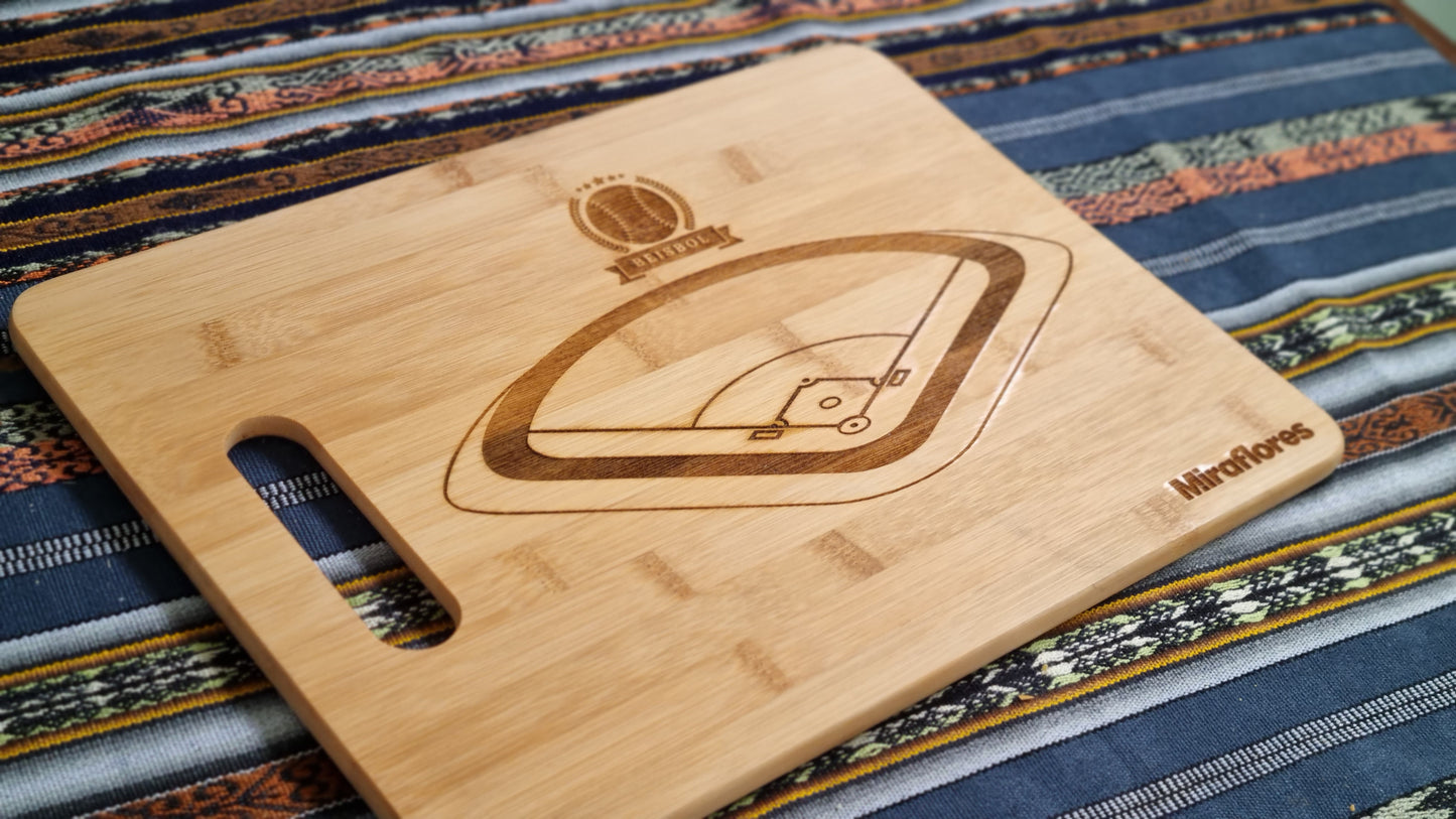 Tabla de picar personalizada de Bambú.