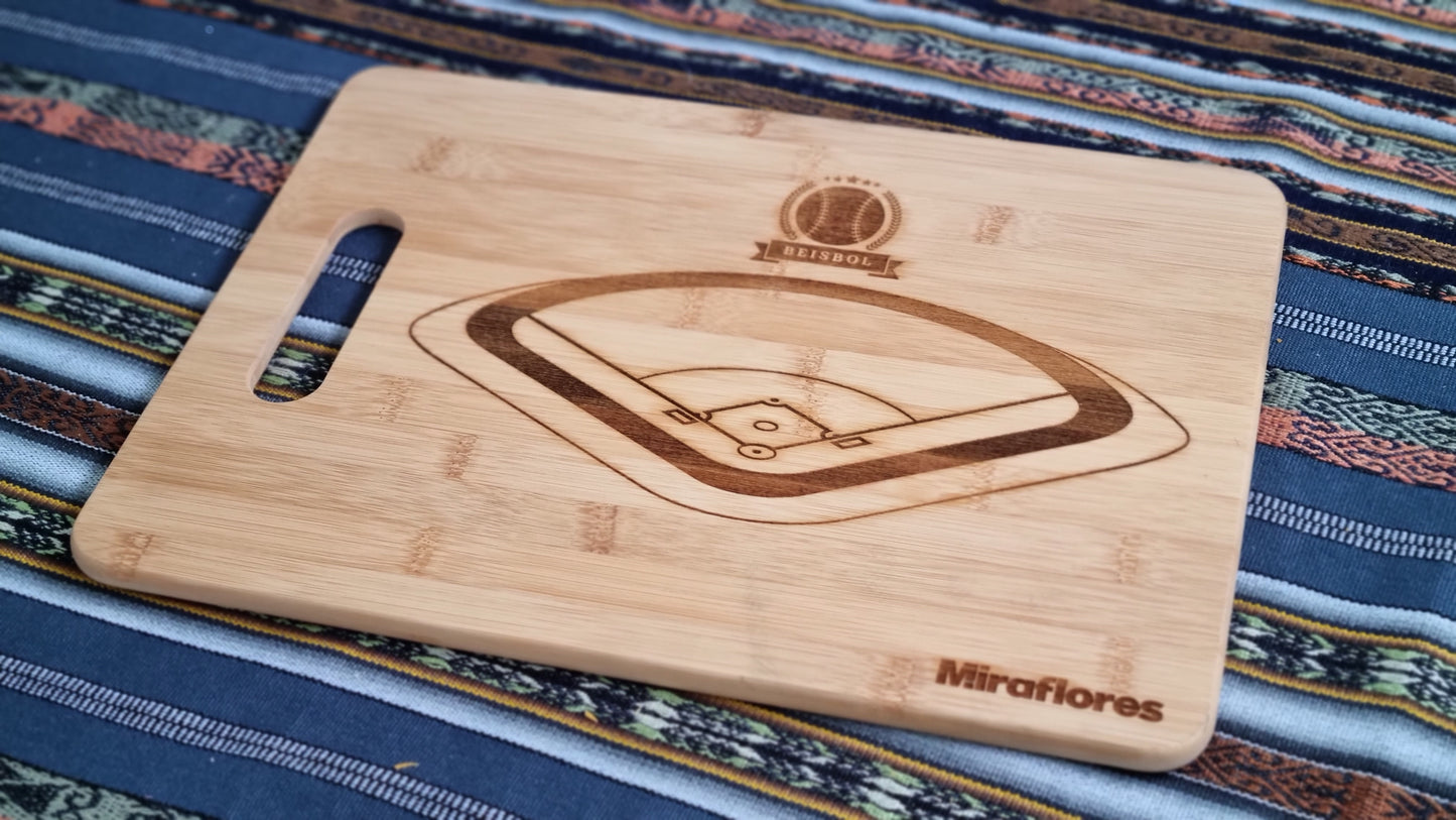 Tabla de picar personalizada de Bambú.
