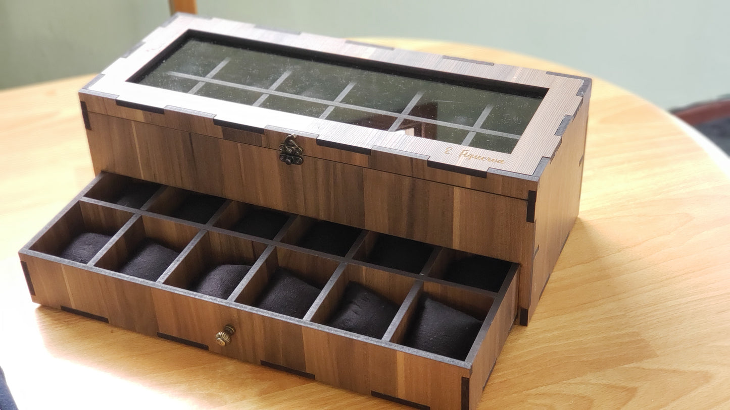 Caja de 12 relojes