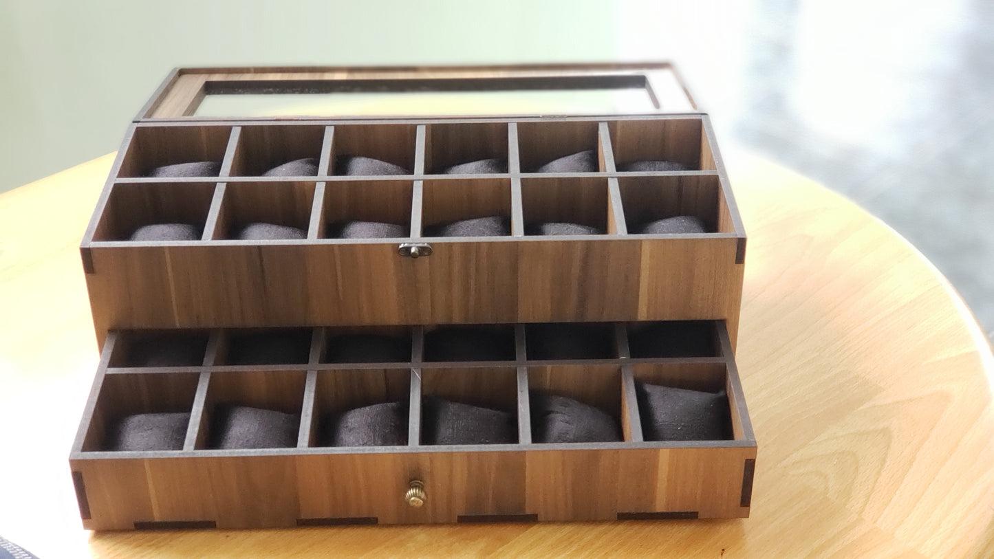 Caja de 12 relojes