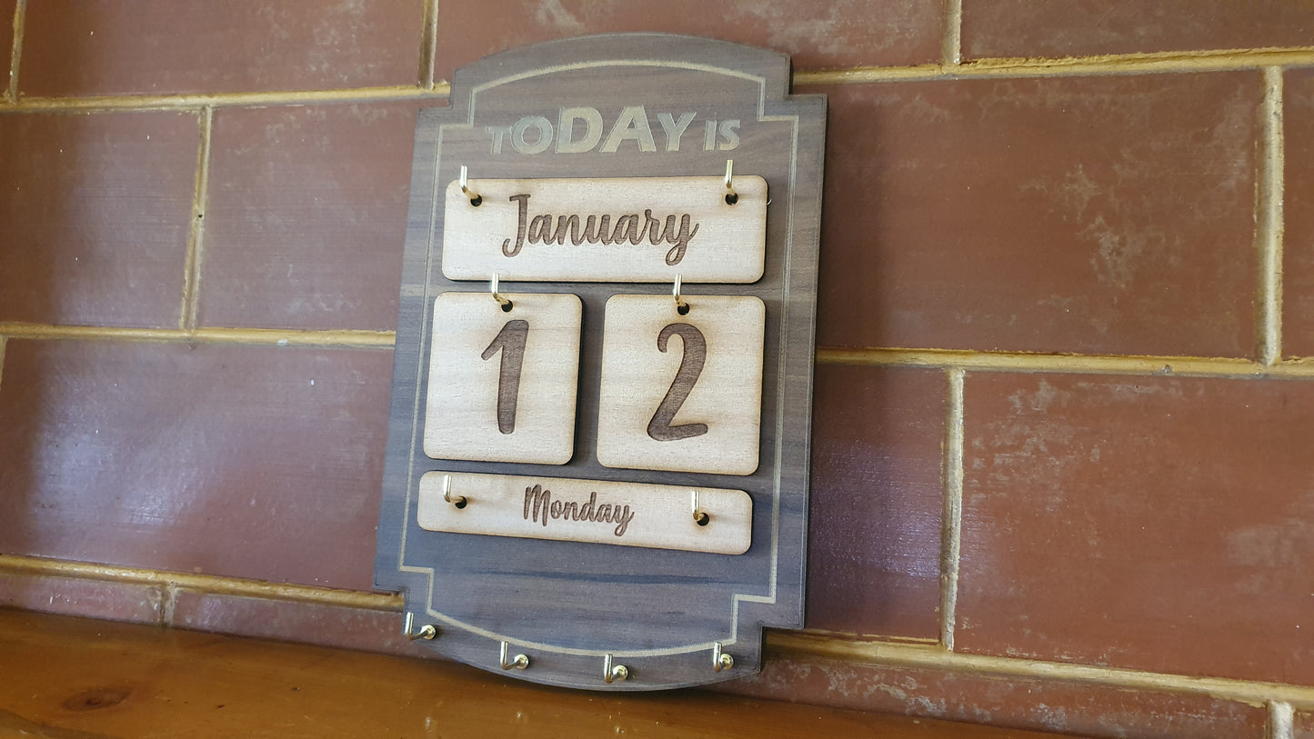 Calendario de Madera